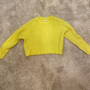 Lime green sweater
